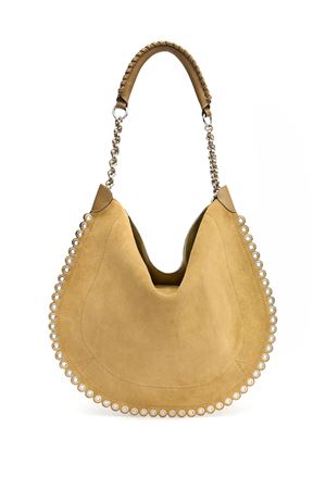 Oskan Hobo Soft Chain Suede Leather Bag ISABEL MARANT | PP0200FDD1C10M23SD